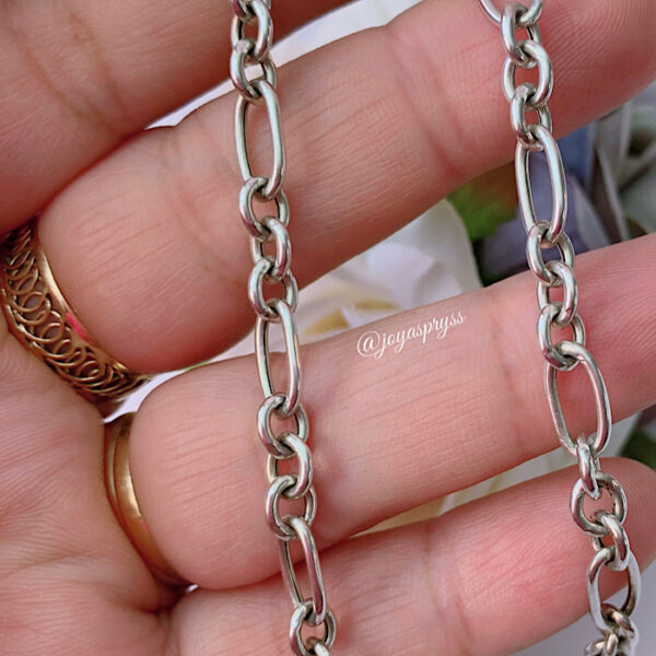 CADENA INFLADA ESLABÓN TRADICIONAL 3x1 -60 cm