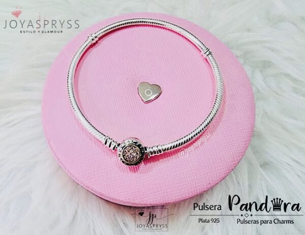 PULSERA CADENA SERPIENTE ROSA FRANCIA