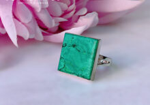 ANILLO PLATA - TURQUESA