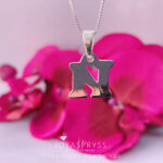 COLGANTE PLATA - INICIAL N