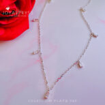 COLLAR PLATA - ICE DROPS