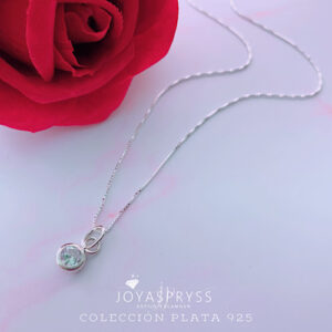 COLLAR PLATA - PUNTO DE LUZ MOD71