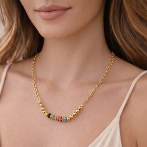 COLLARES CHAPADOS EN ORO