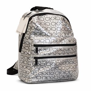 MOCHILA CK SILVER MONOGRAM ORIGINAL