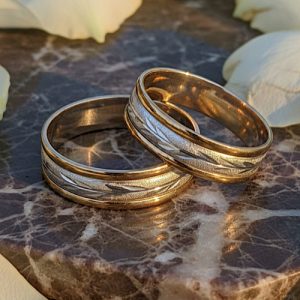 ALIANZAS PLATA/ORO - ESPIGA DORADA