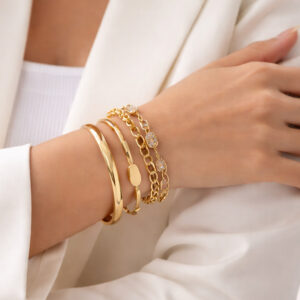 PULSERAS CHAPADAS EN ORO